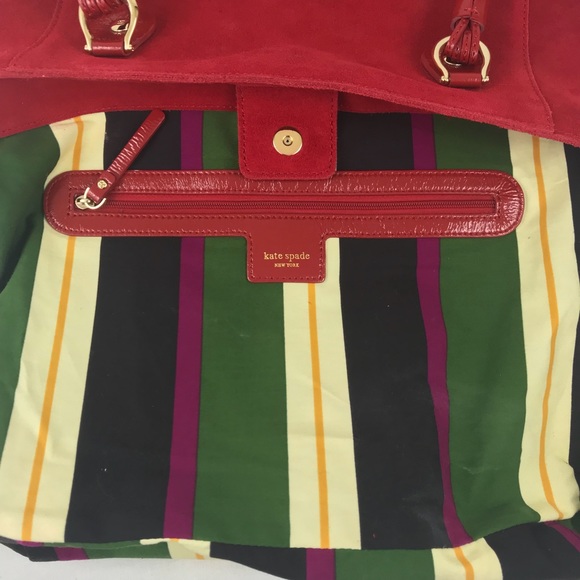 Kate Spade Suede Fosters Crossing Handbag - Picture 5 of 9